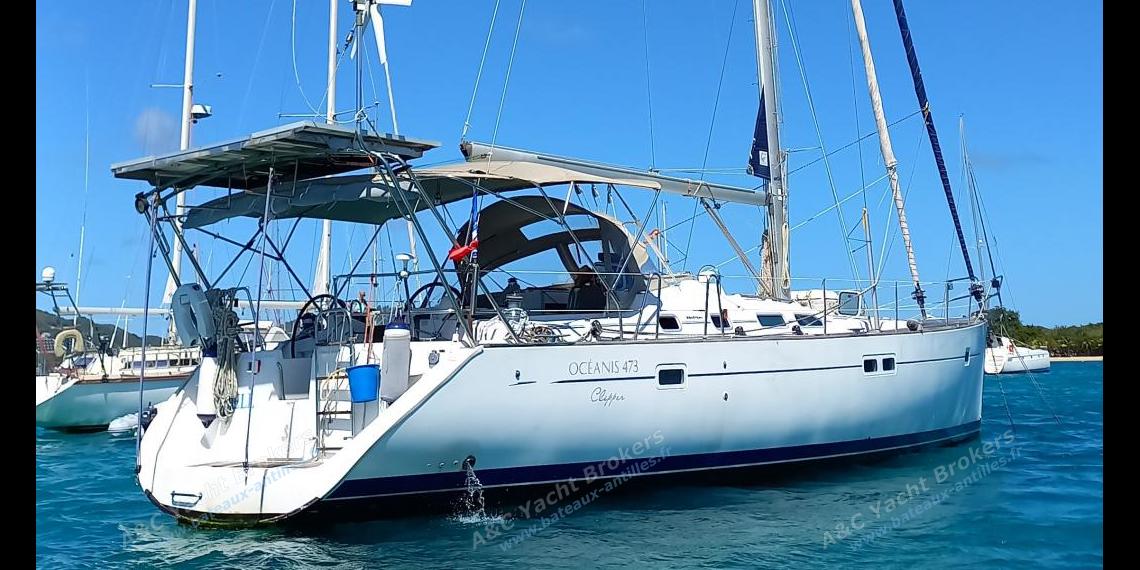 Bénéteau Oceanis 473 : Au mouillage en Caraïbes Bénéteau Oceanis 473 : Au mouillage en Caraïbes