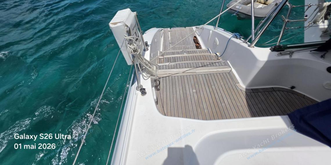 Alliaura Marine Privilège 495 : Jupe arrière tribord autre vue Alliaura Marine Privilège 495 : Jupe arrière tribord autre vue