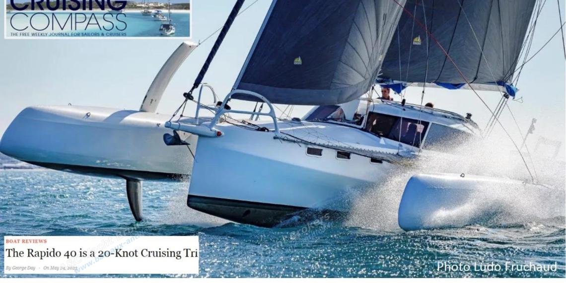 Triac Composites Rapido 53XS : En navigation Triac Composites Rapido 53XS : En navigation